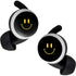 Black Happy Face Google Pixel Buds Skin